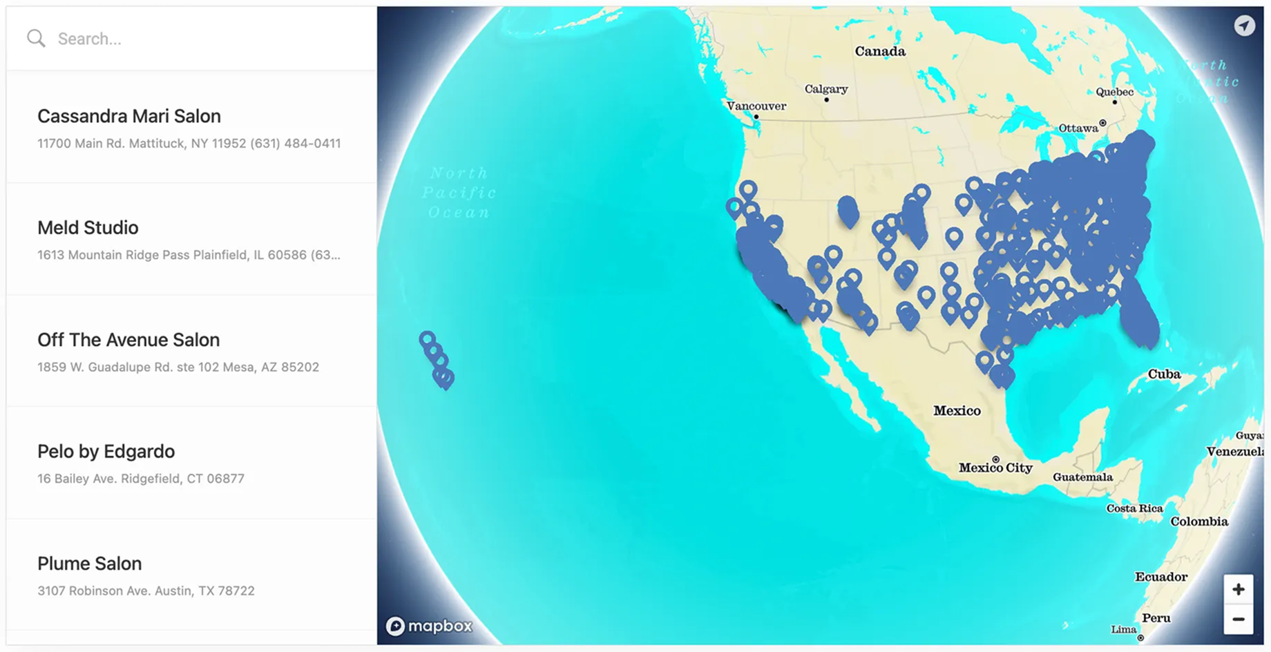 Store locator widget design 4